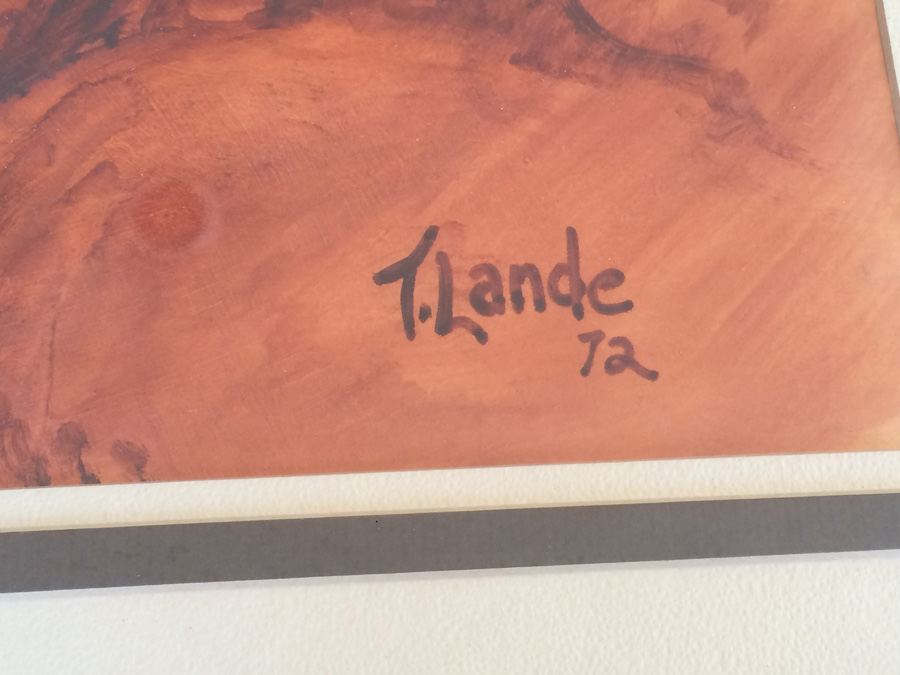 Original Painting by T. Lande 1972 [Photo 7]