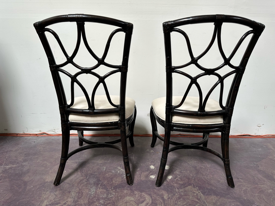 Pair Of Aristica Rattan Side Chairs [Photo 6]
