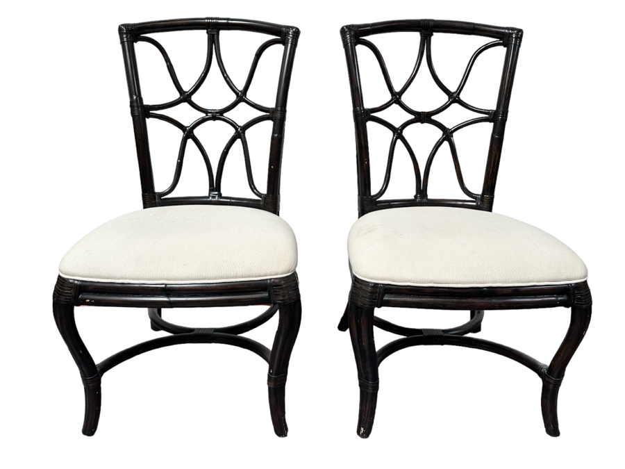 Pair Of Aristica Rattan Side Chairs [Photo 1]