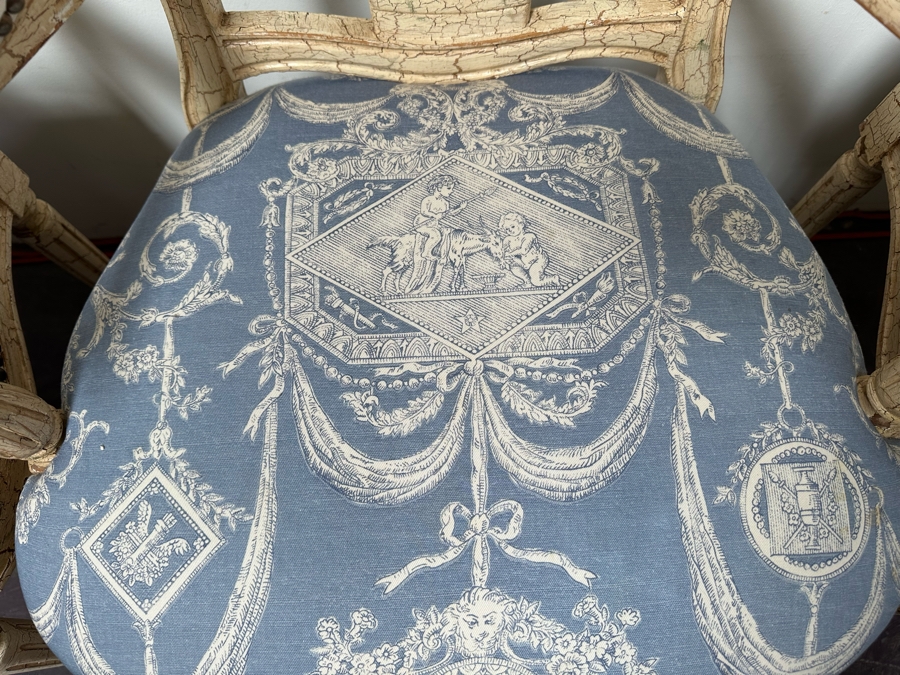 Isenhour Furniture Balloon Back Armchairs, Set Of Four [Photo 10]