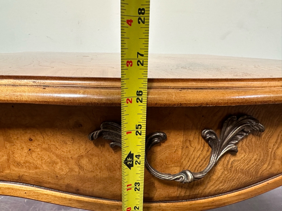 Henredon Wooden Side Table With Drawer 30W X 26.5H [Photo 11]