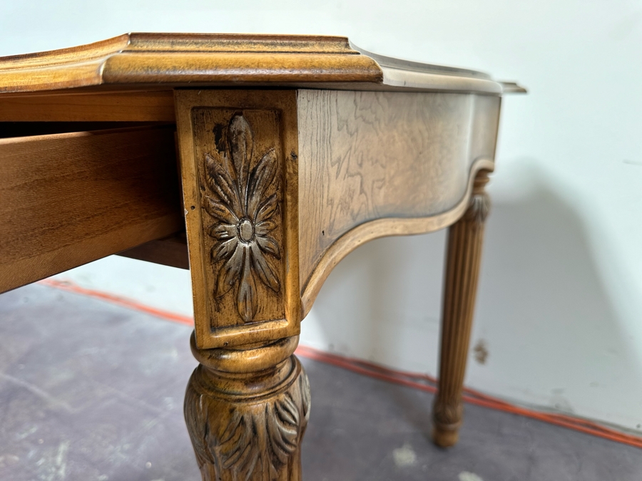 Henredon Wooden Side Table With Drawer 30W X 26.5H [Photo 9]