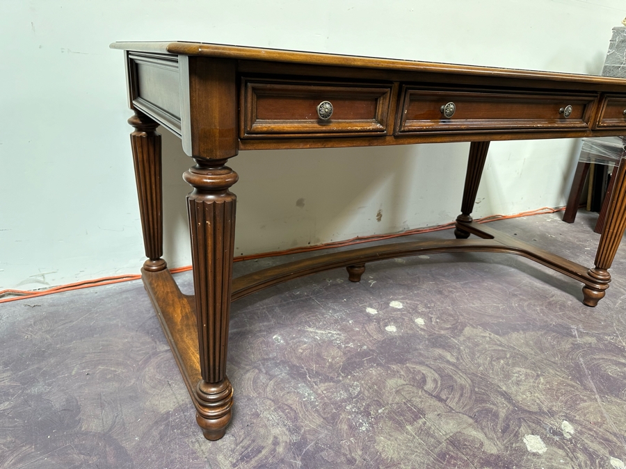 Seven Seas By Hooker Furniture Writing Desk With Three Drawer 60W X 30D X 30.5H [Photo 7]