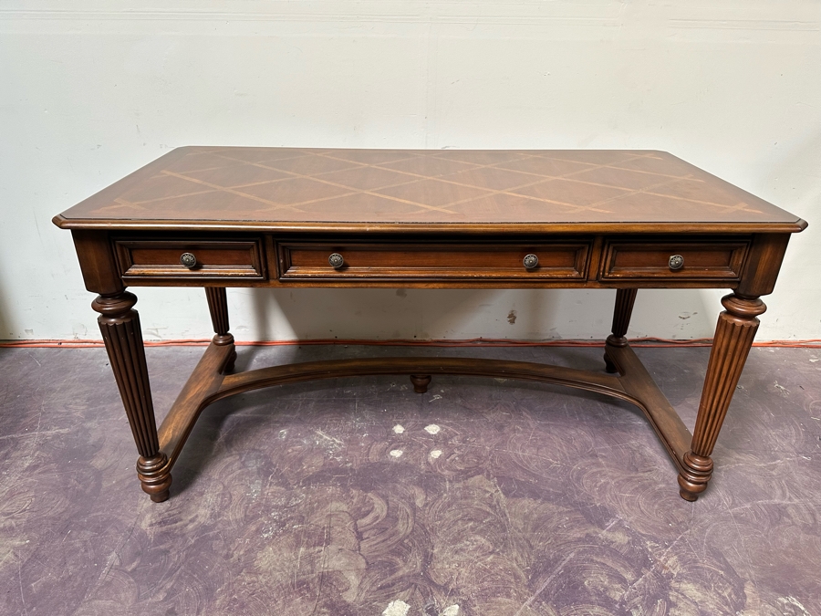 Seven Seas By Hooker Furniture Writing Desk With Three Drawer 60W X 30D X 30.5H [Photo 5]