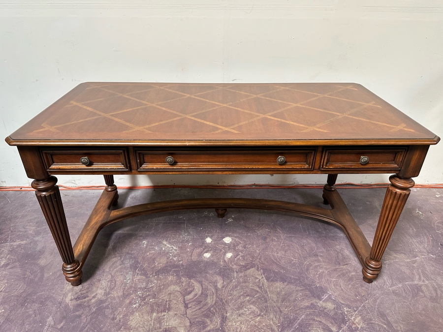 Seven Seas By Hooker Furniture Writing Desk With Three Drawer 60W X 30D X 30.5H [Photo 2]