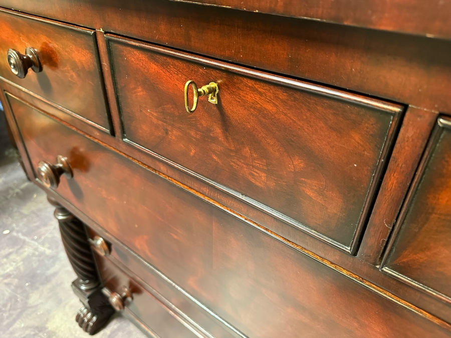 Ralph Lauren Mahogany Chest Of Drawers 6-Drawer Dresser With Claw Feet 48W X 23D X 42H [Photo 14]