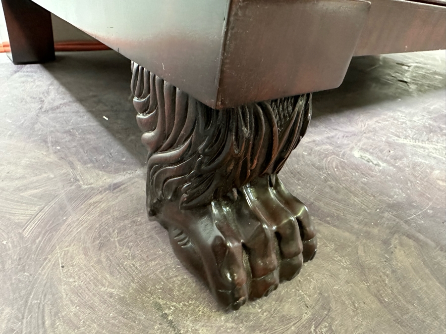 Ralph Lauren Mahogany Chest Of Drawers 6-Drawer Dresser With Claw Feet 48W X 23D X 42H [Photo 19]