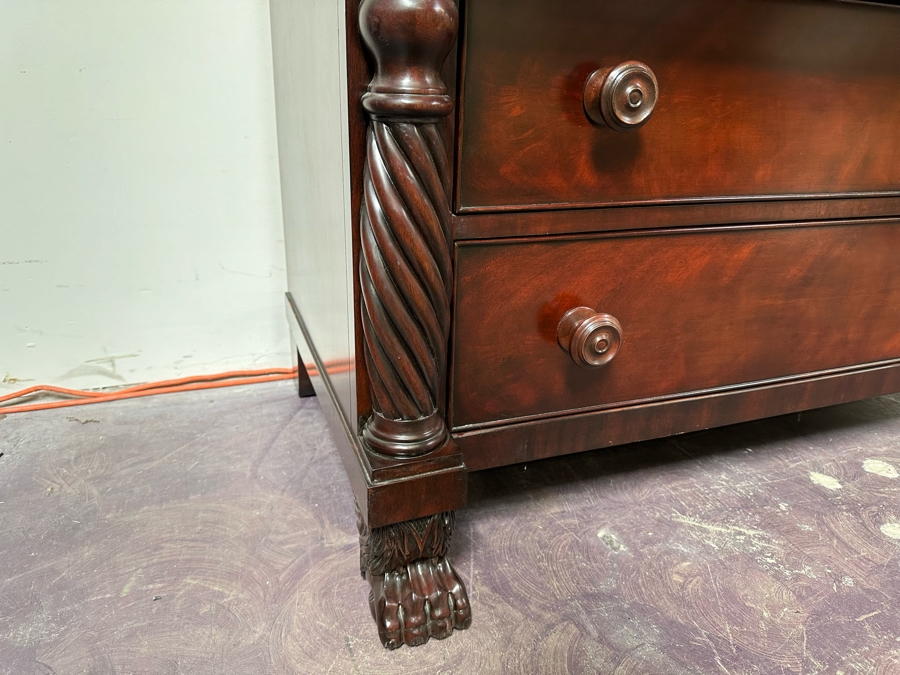 Ralph Lauren Mahogany Chest Of Drawers 6-Drawer Dresser With Claw Feet 48W X 23D X 42H [Photo 16]