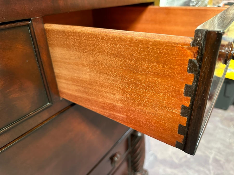 Ralph Lauren Mahogany Chest Of Drawers 6-Drawer Dresser With Claw Feet 48W X 23D X 42H [Photo 12]