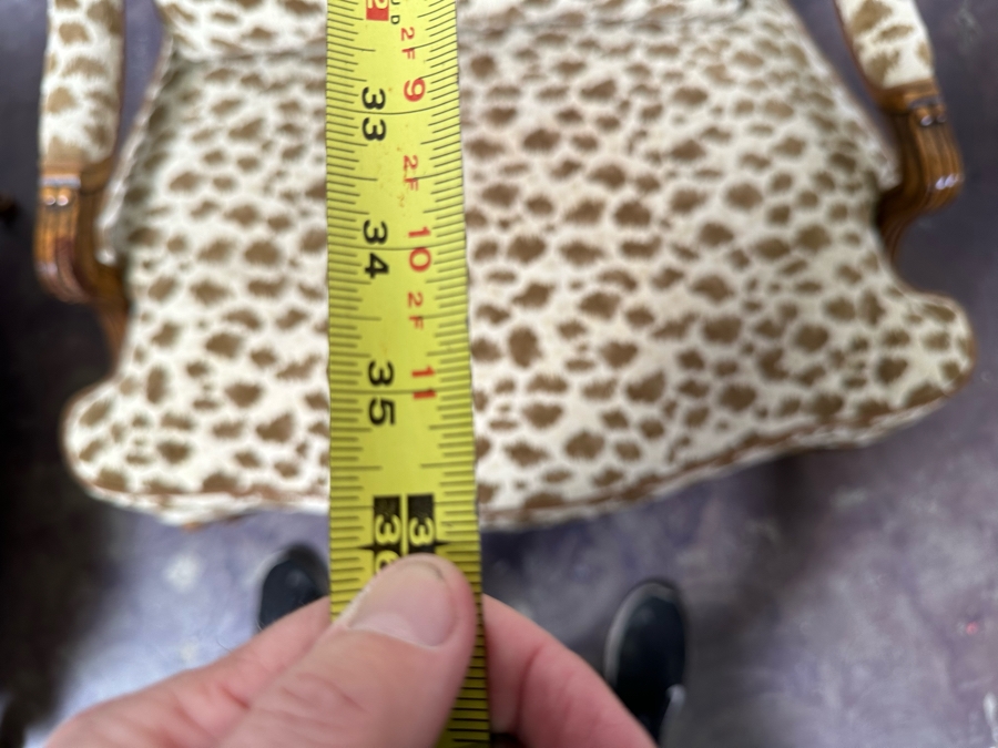 Pair Of Upholstered Armchairs (One Chair Has Skuffs On Left Arm - See Photos) 33W X 36D X 40H [Photo 14]