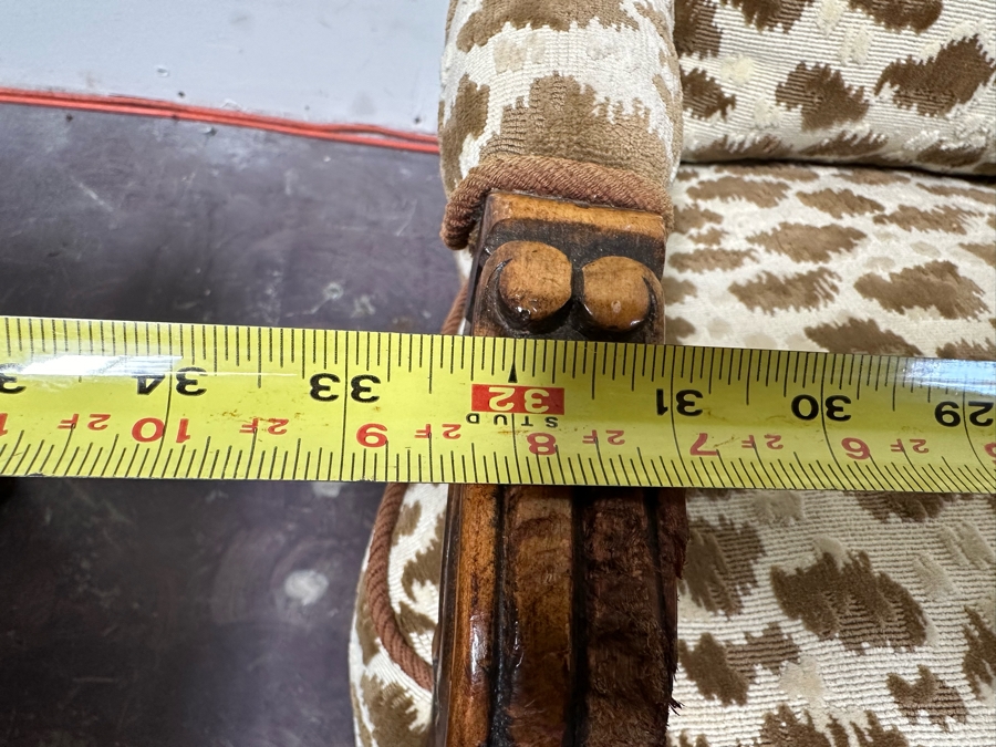 Pair Of Upholstered Armchairs (One Chair Has Skuffs On Left Arm - See Photos) 33W X 36D X 40H [Photo 13]