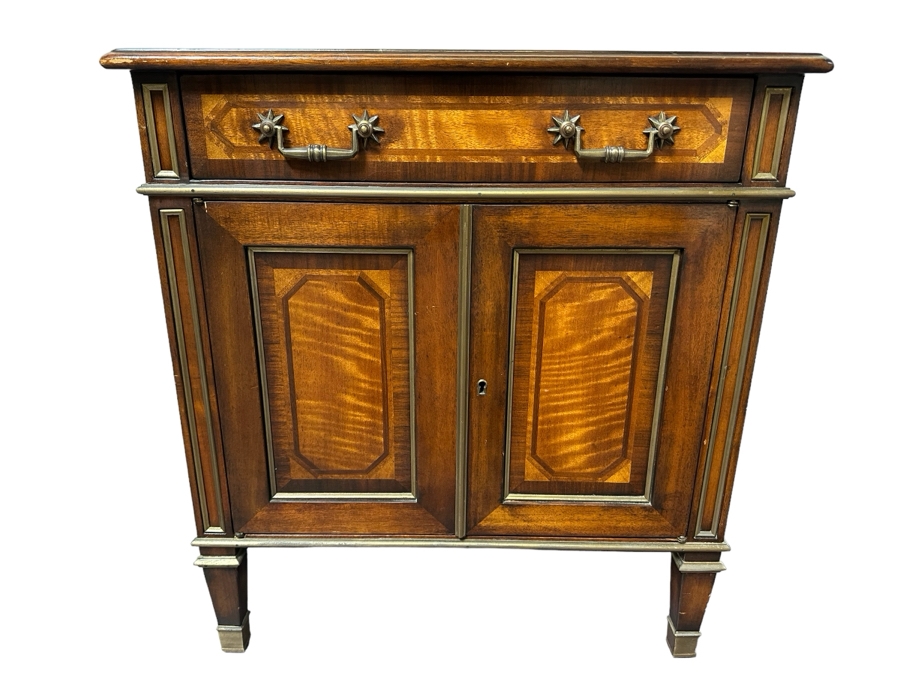 Theodore Alexander Wooden Cabinet With Drawer 26W X 18D X 28H [Photo 1]