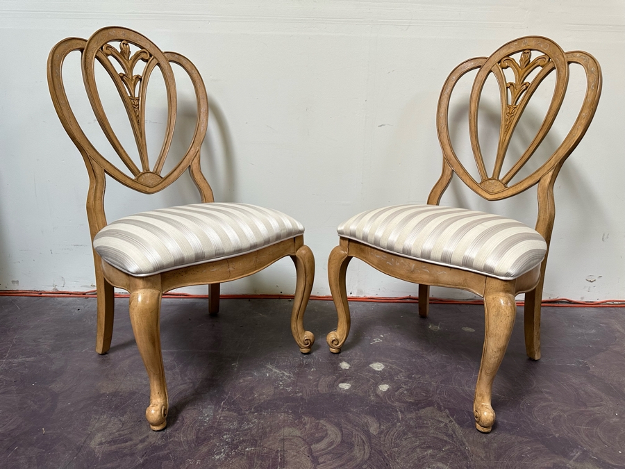 Pair Of Side Chairs By American Drew [Photo 6]