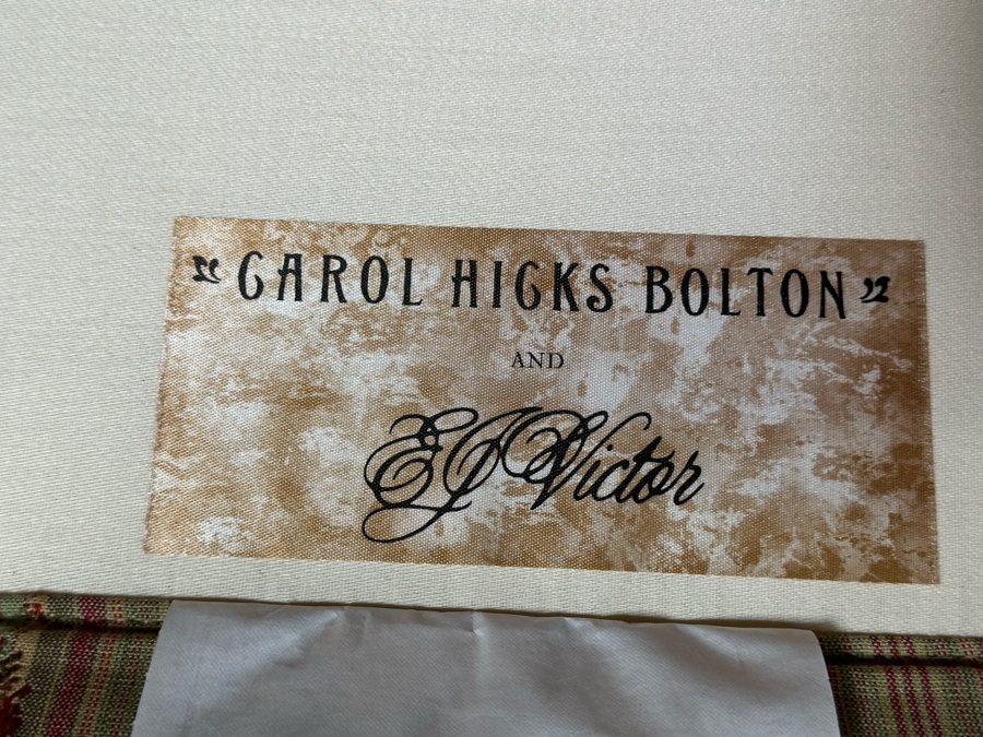 Upholstered Armchair By Carol Hicks Bolton And EJ Victor 29W X 34D X 36H [Photo 9]