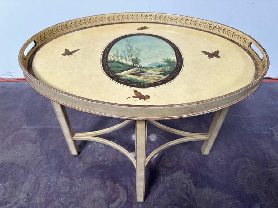 Oval Side Table 29.5W X 22D X 24H [Photo 2]