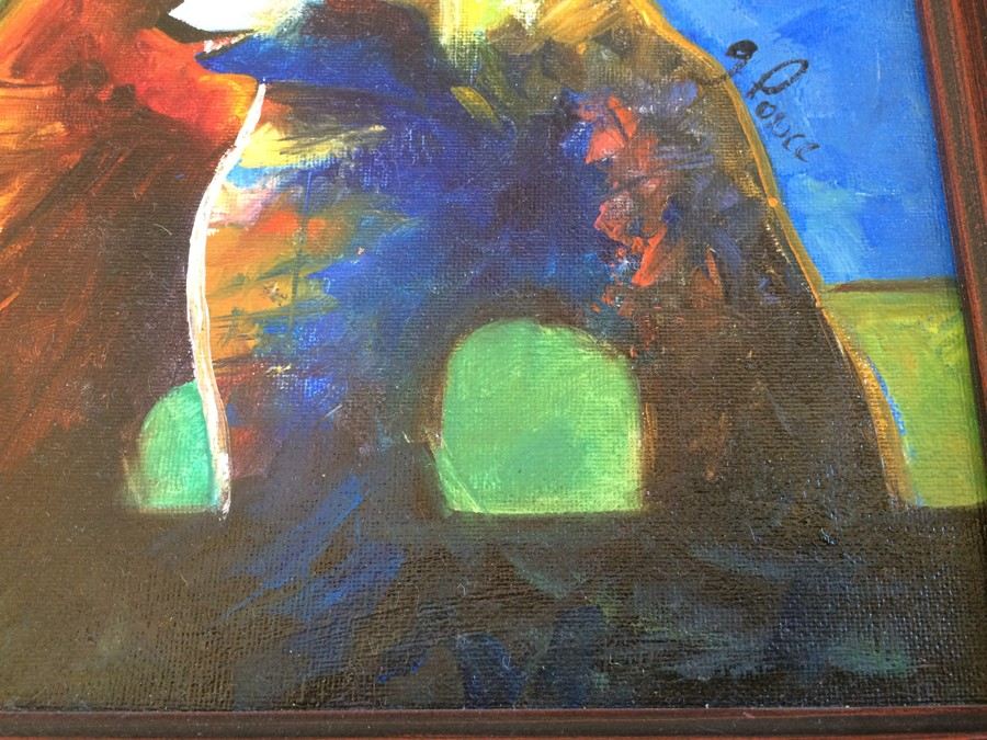 Original Painting of Polar Bear Signed By Artist [Photo 5]