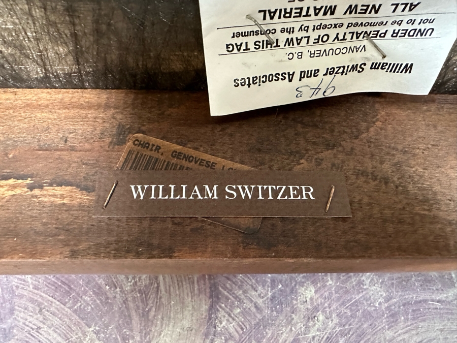 William Switzer Armchair 28W X 26D X 40H [Photo 7]