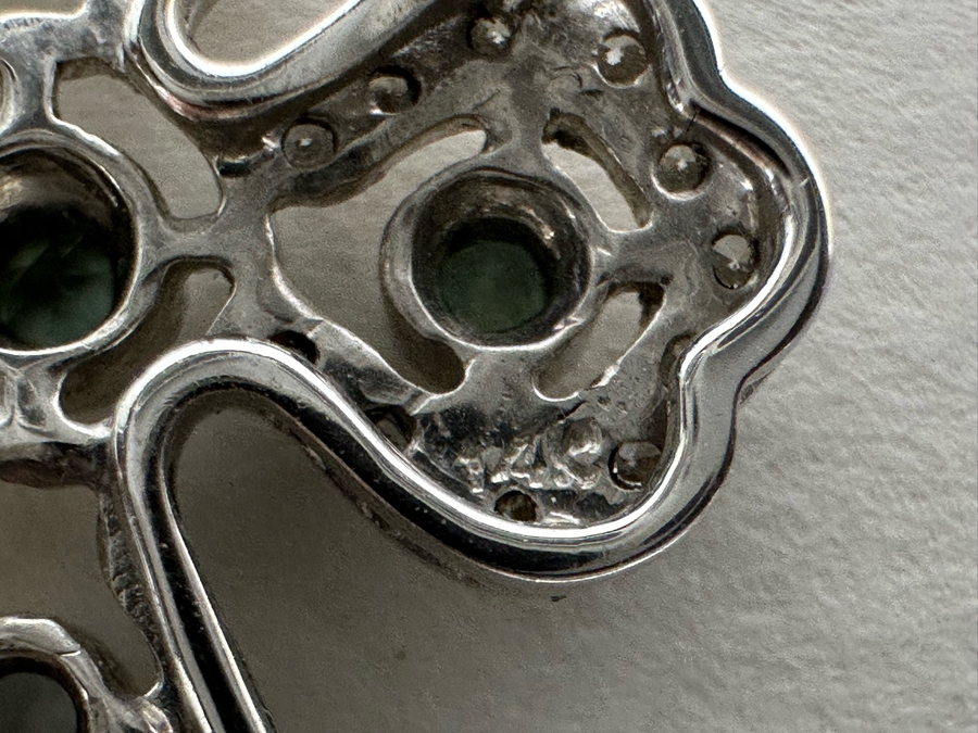 14K Gold Le Vian Diamond Cross Pendant 2.9g	 [Photo 13]