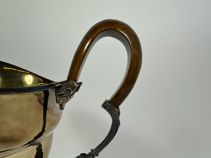 Large Sterling Silver Italian Pitcher Hallmarked Retailed By Neiman Marcus 792g [Photo 8]