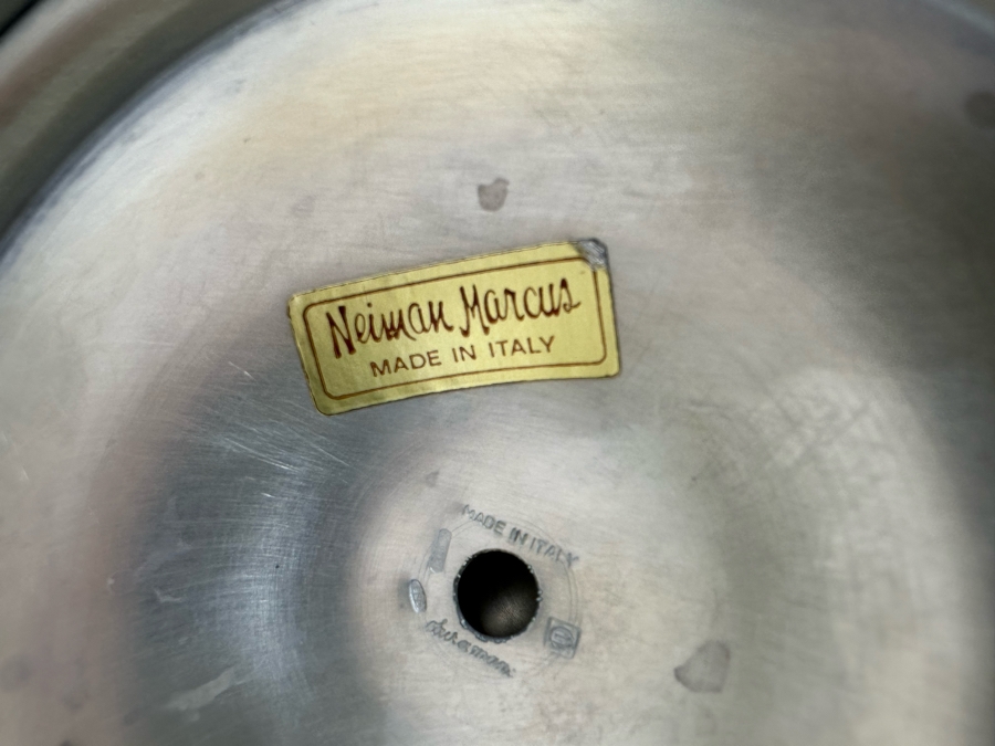 Large Sterling Silver Italian Pitcher Hallmarked Retailed By Neiman Marcus 792g [Photo 10]