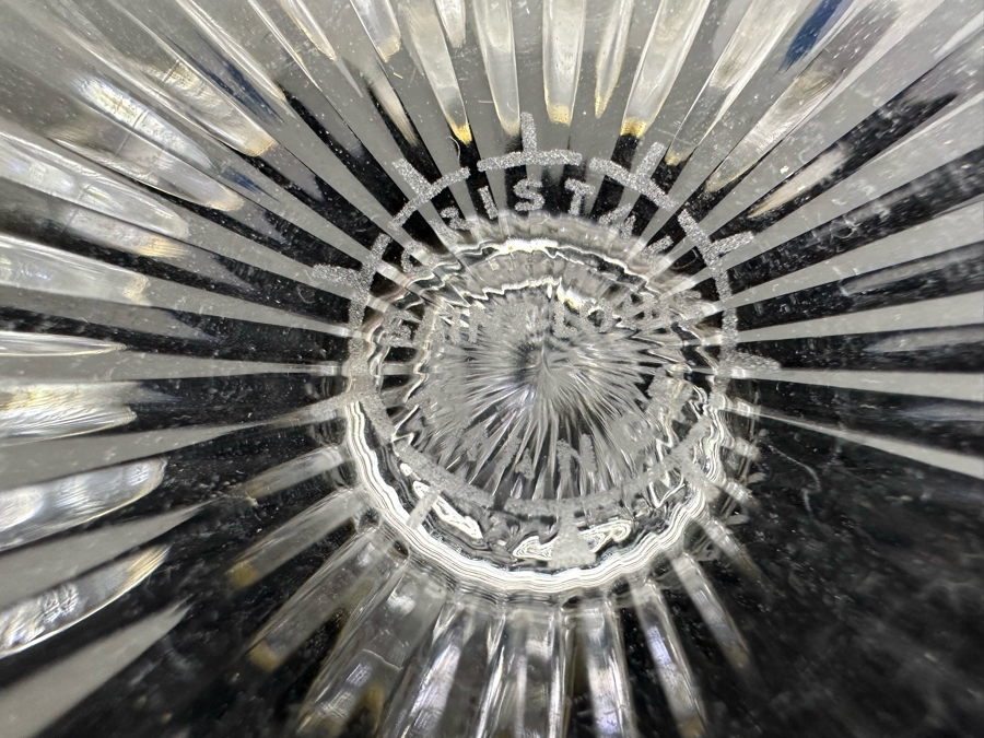 (5) Saint Louis Cristal Crystal Stemware Glasses Gold Rim Apollo Made In France (Oldest Glass Maker In France) Continental Goblet 7H Retails $900 [Photo 7]