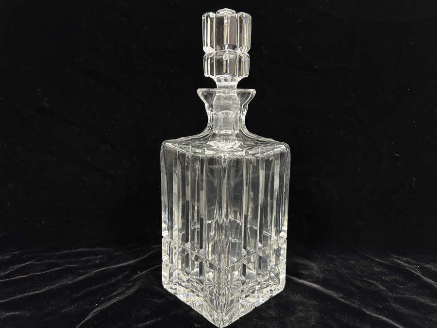Crystal Liquor Decanter With Stopper 11H