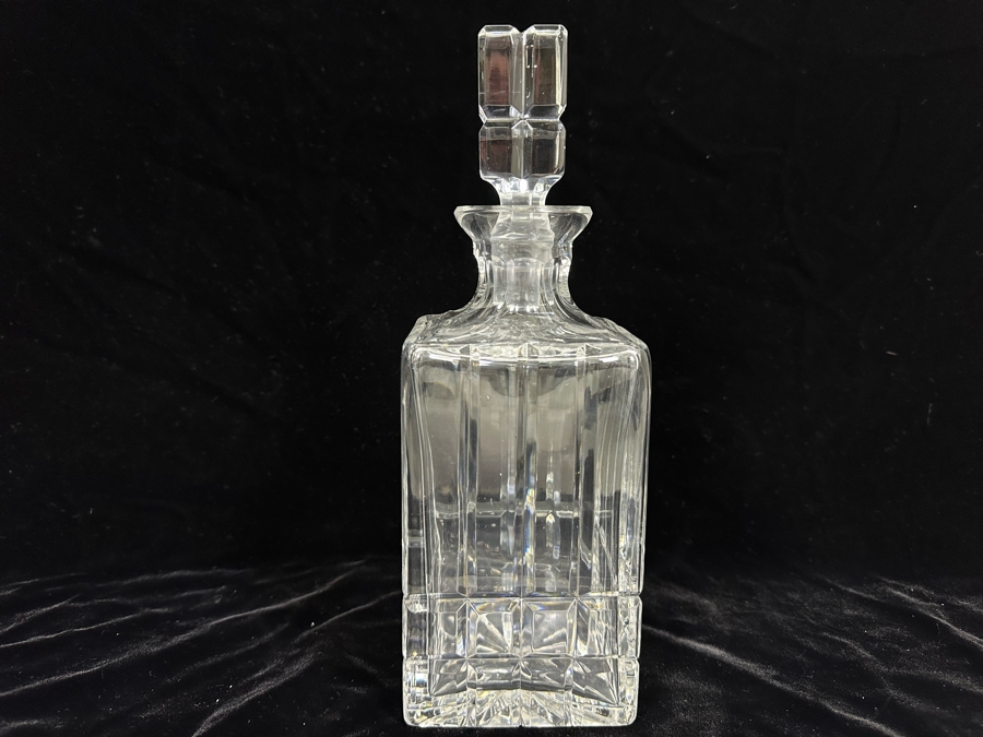 Crystal Liquor Decanter With Stopper 11H