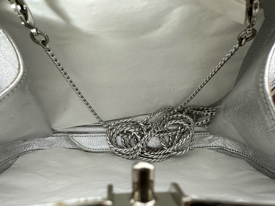 Judith Leiber New York Swarovski Crystal Minaudiere Clutch Purse Evening Handbag [Photo 8]