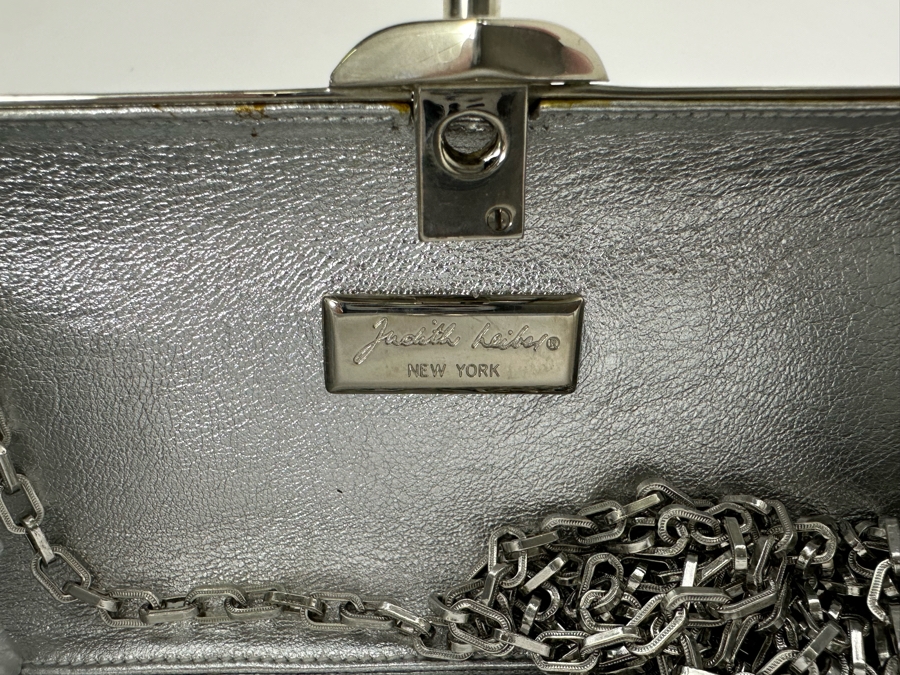 Judith Leiber New York Swarovski Crystal Minaudiere Clutch Purse Evening Handbag [Photo 8]