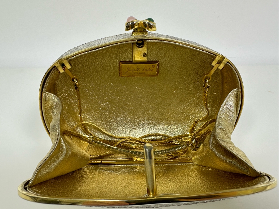 Judith Leiber New York Swarovski Crystal Minaudiere Clutch Purse Evening Handbag [Photo 7]