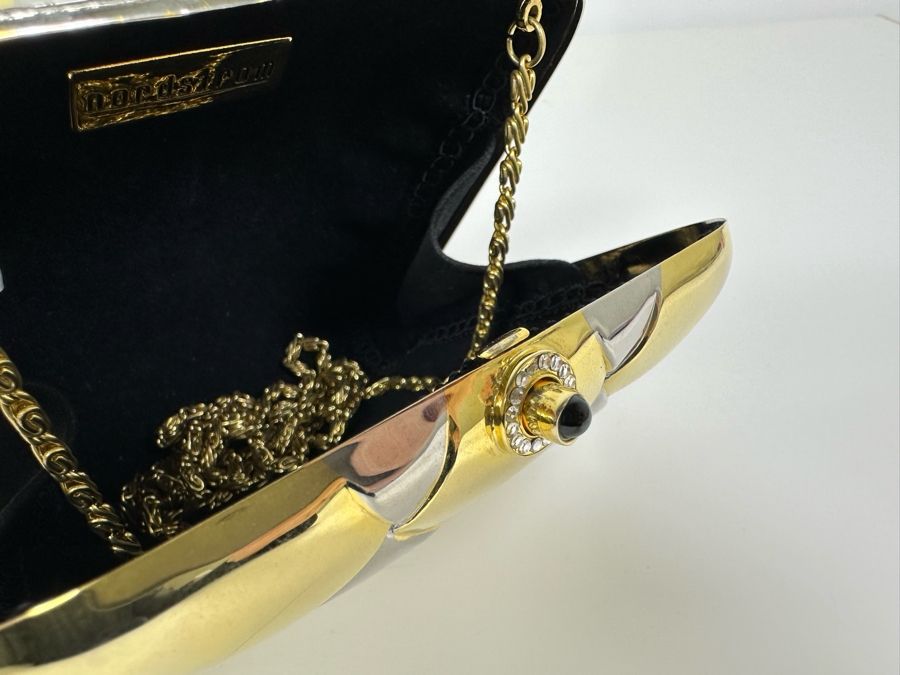 Nordstrom Minaudiere Metal Clutch Purse Evening Handbag [Photo 5]