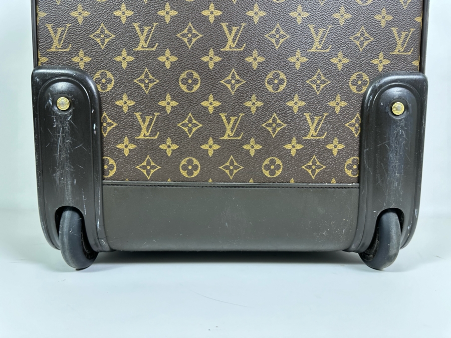 Louis Vuitton Pegase 55 Monogram Canvas Business Suitcase Travel Bag Brown 16W X 21H X 9D [Photo 24]