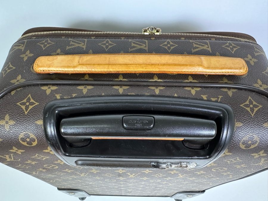 Louis Vuitton Pegase 55 Monogram Canvas Business Suitcase Travel Bag Brown 16W X 21H X 9D [Photo 12]