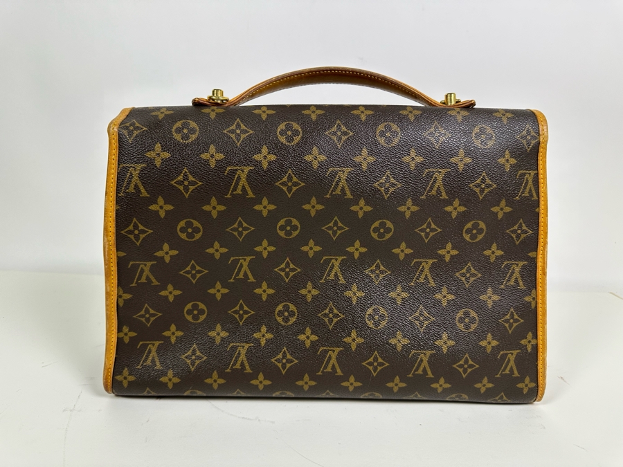 Louis Vuitton Monogram Beverly GM Messenger Laptop Handbag 16W X 12H [Photo 7]