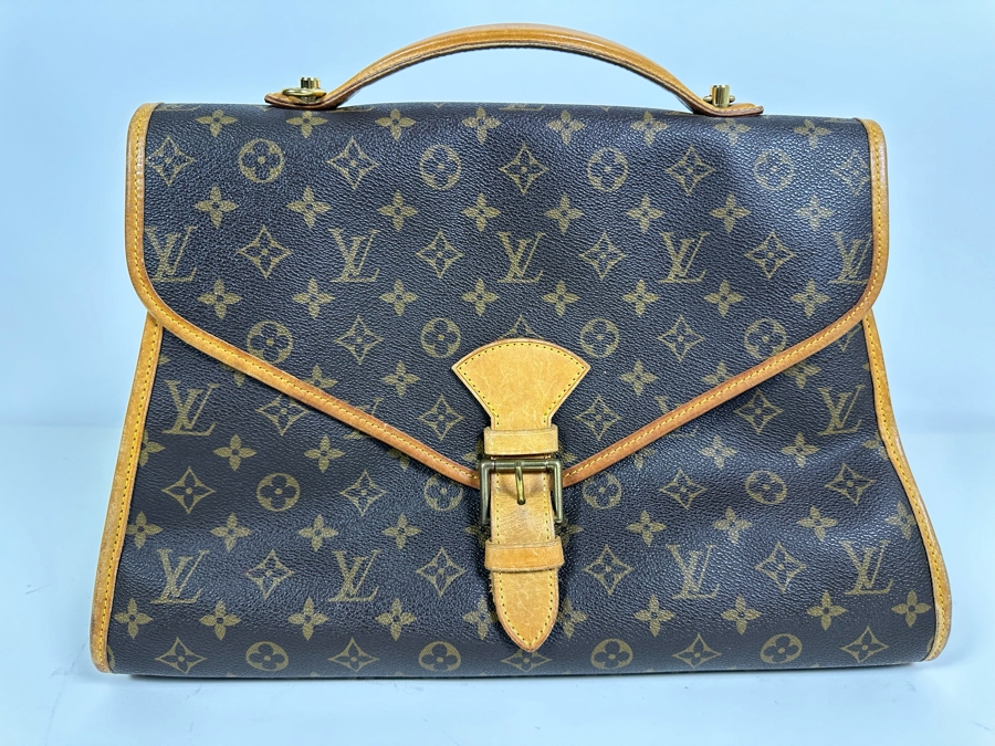 Louis Vuitton Monogram Beverly GM Messenger Laptop Handbag 16W X 12H [Photo 4]