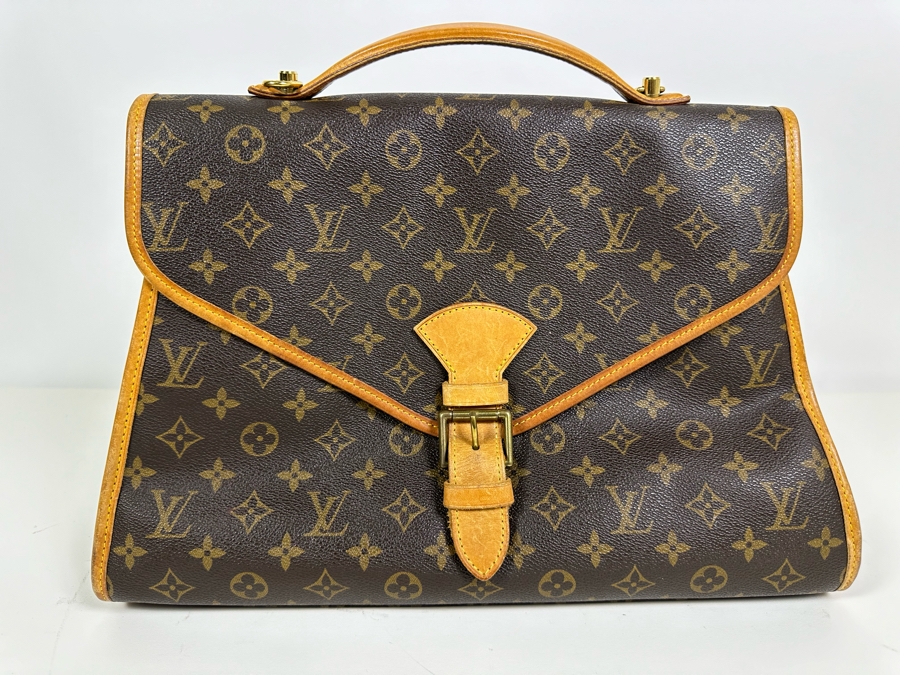 Louis Vuitton Monogram Beverly GM Messenger Laptop Handbag 16W X 12H [Photo 3]
