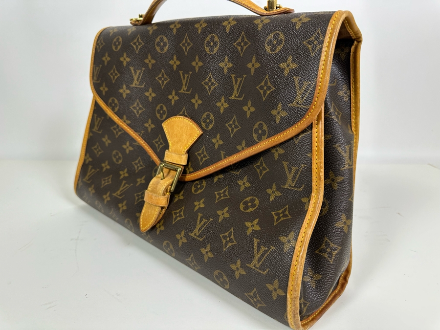 Louis Vuitton Monogram Beverly GM Messenger Laptop Handbag 16W X 12H [Photo 8]