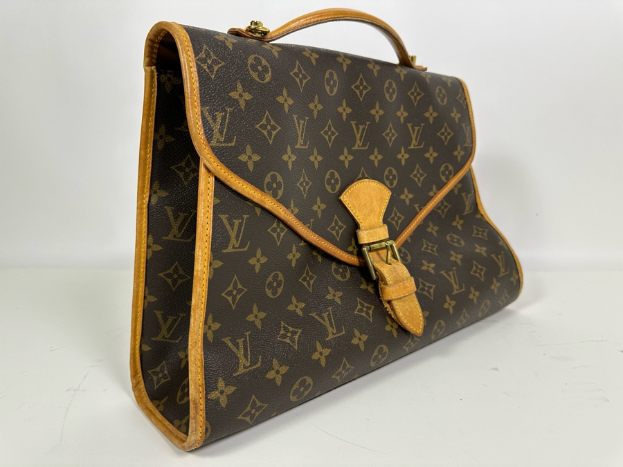 Louis Vuitton Monogram Beverly GM Messenger Laptop Handbag 16W X 12H [Photo 6]