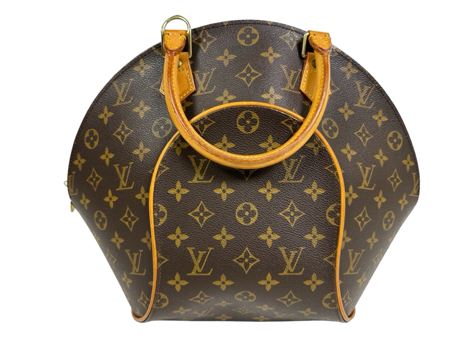 Louis Vuitton Vintage Monogram Canvas Ellipse MM 14.5W X 12H