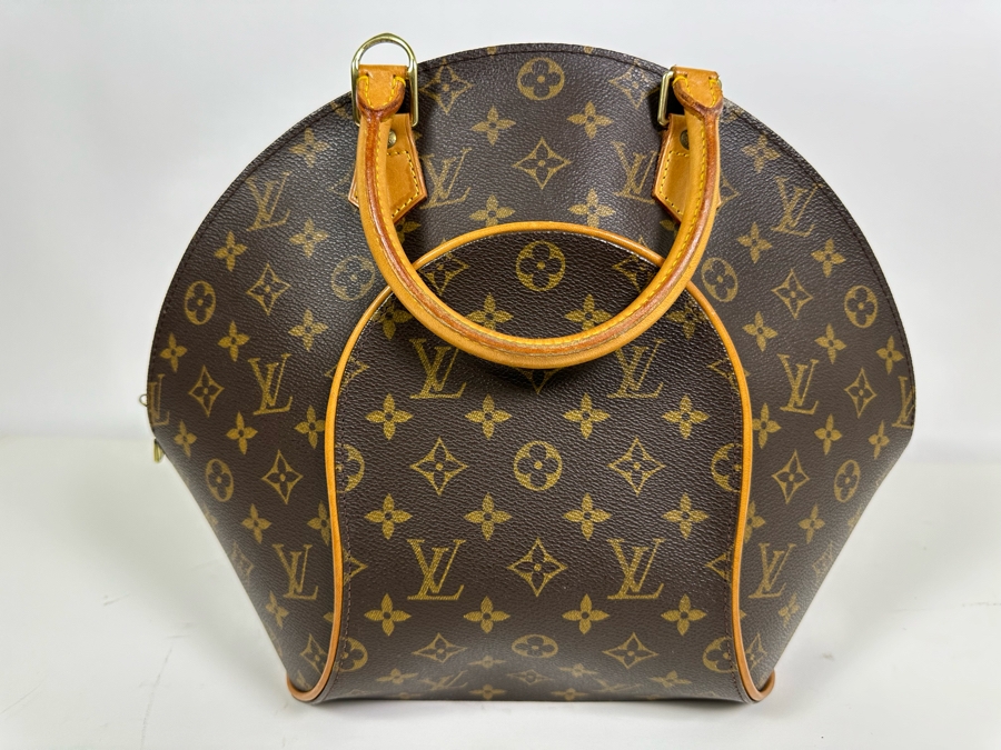 Louis Vuitton Vintage Monogram Canvas Ellipse MM 14.5W X 12H [Photo 4]