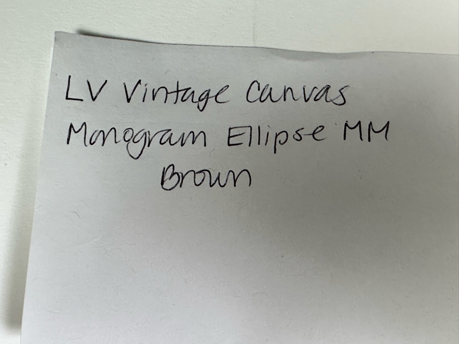 Louis Vuitton Vintage Monogram Canvas Ellipse MM 14.5W X 12H [Photo 11]