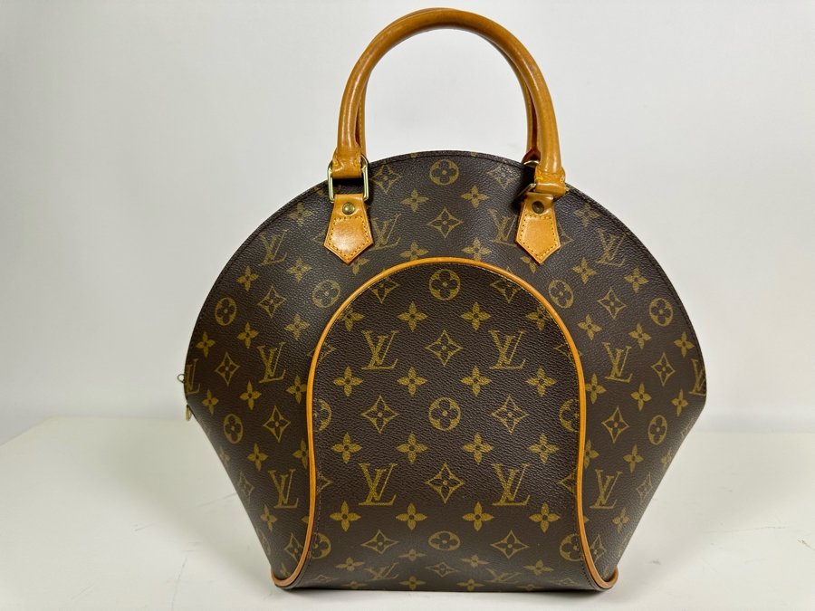 Louis Vuitton Vintage Monogram Canvas Ellipse MM 14.5W X 12H [Photo 3]