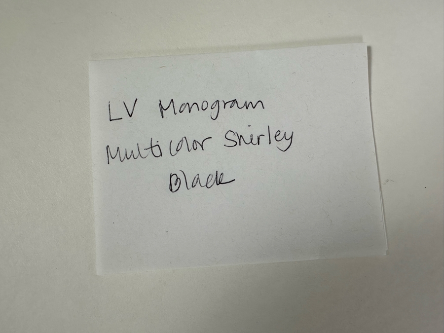 Louis Vuitton Shirley Bag PM Black Canvas Takashi Murakami Multicolor Monogram 11W X 5H [Photo 8]