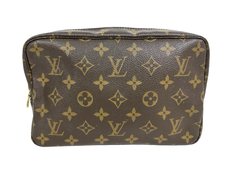 Louis Vuitton Monogram Trousse 23 Pouch Clutch Bag 9.5 X 6 [Photo 1]