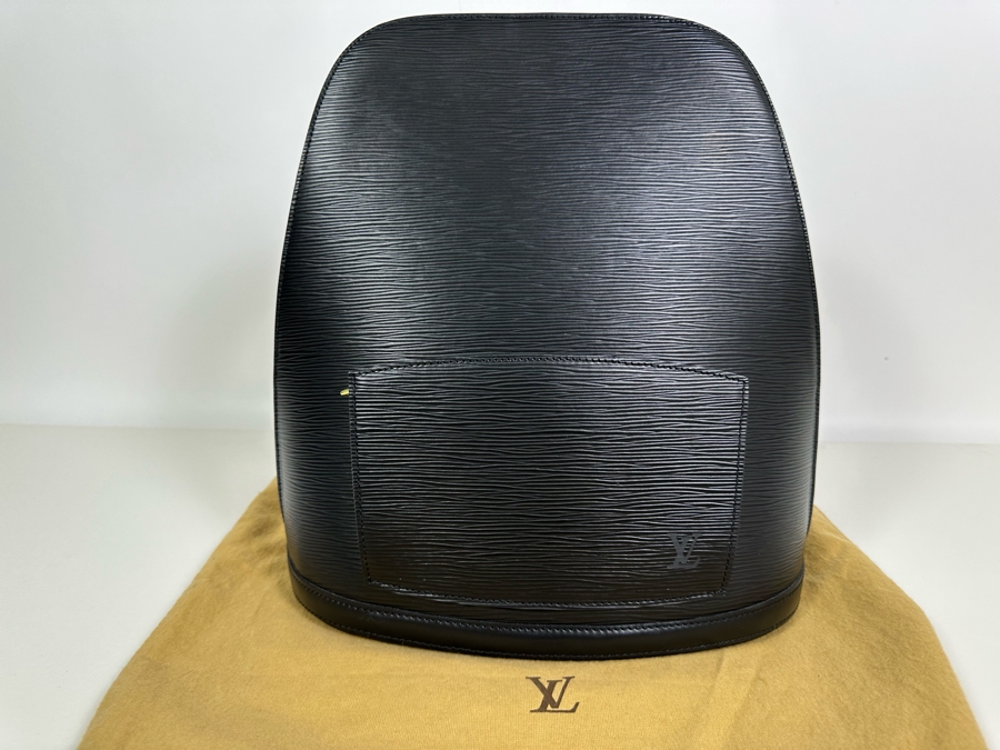 Louis Vuitton Epi Gobelins Leather Black Backpack Handbag 12 X 14 [Photo 3]