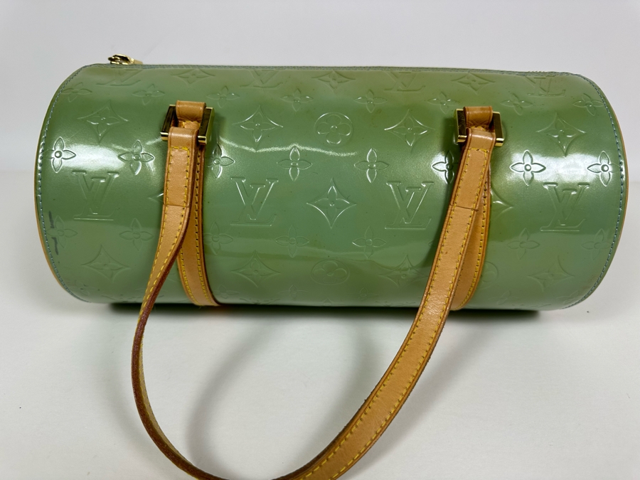 Louis Vuitton Vernis Monogram Bedford Handbag Mint Green 12 X 6 [Photo 8]