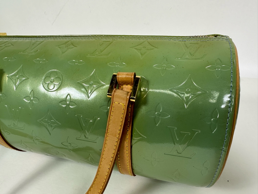 Louis Vuitton Vernis Monogram Bedford Handbag Mint Green 12 X 6 [Photo 9]