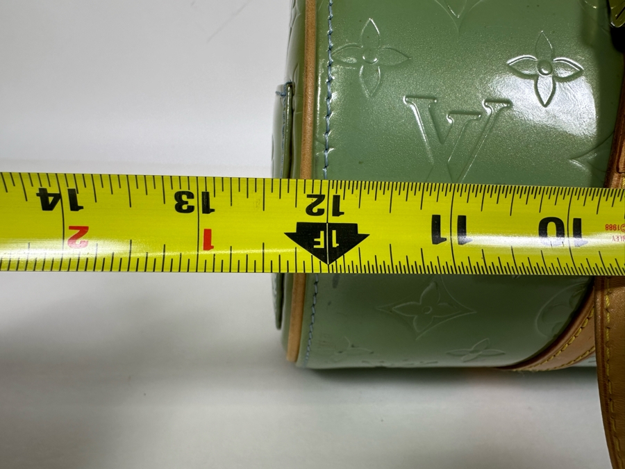 Louis Vuitton Vernis Monogram Bedford Handbag Mint Green 12 X 6 [Photo 16]