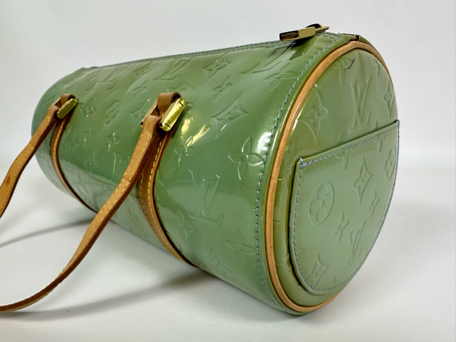 Louis Vuitton Vernis Monogram Bedford Handbag Mint Green 12 X 6 [Photo 6]