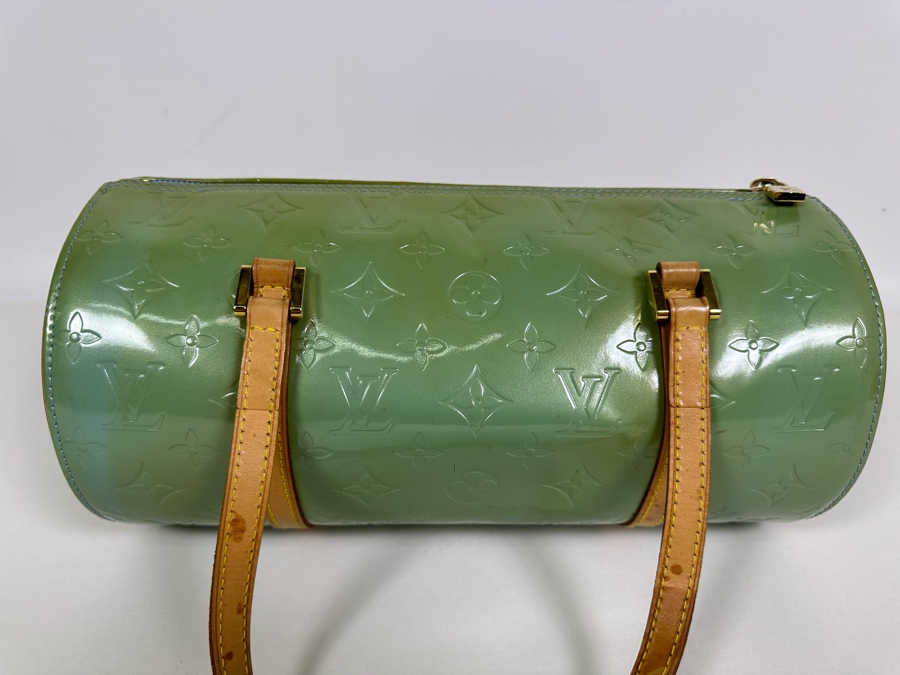 Louis Vuitton Vernis Monogram Bedford Handbag Mint Green 12 X 6 [Photo 3]